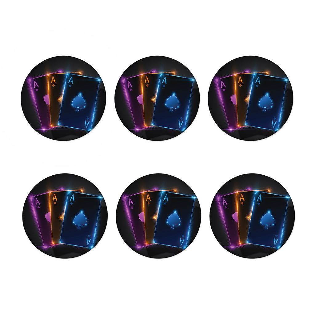 Ace Cards Print Coaster Set