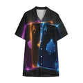 Ace Cards Print Cotton Hawaiian Shirt
