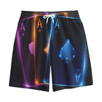 Ace Cards Print Cotton Shorts
