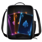 Ace Cards Print Crossbody Lunch Bag