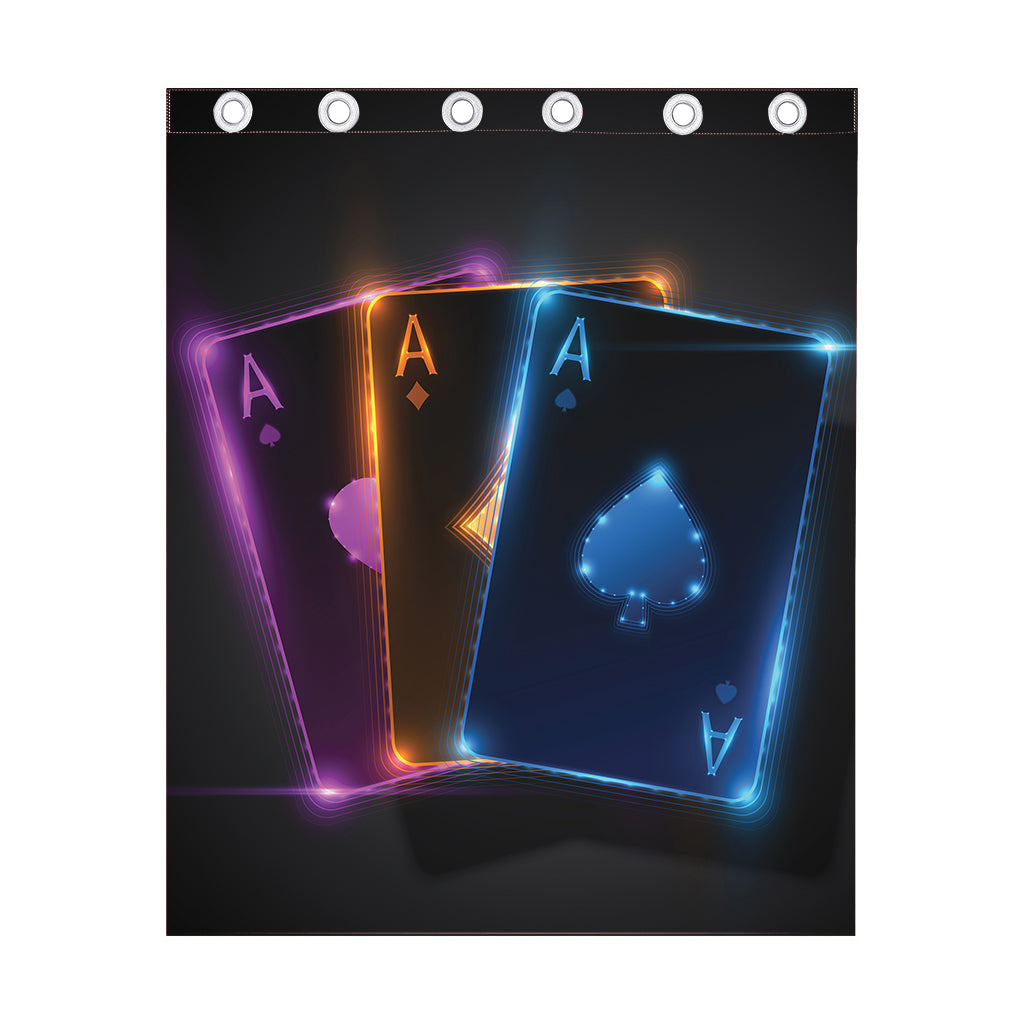 Ace Cards Print Curtain