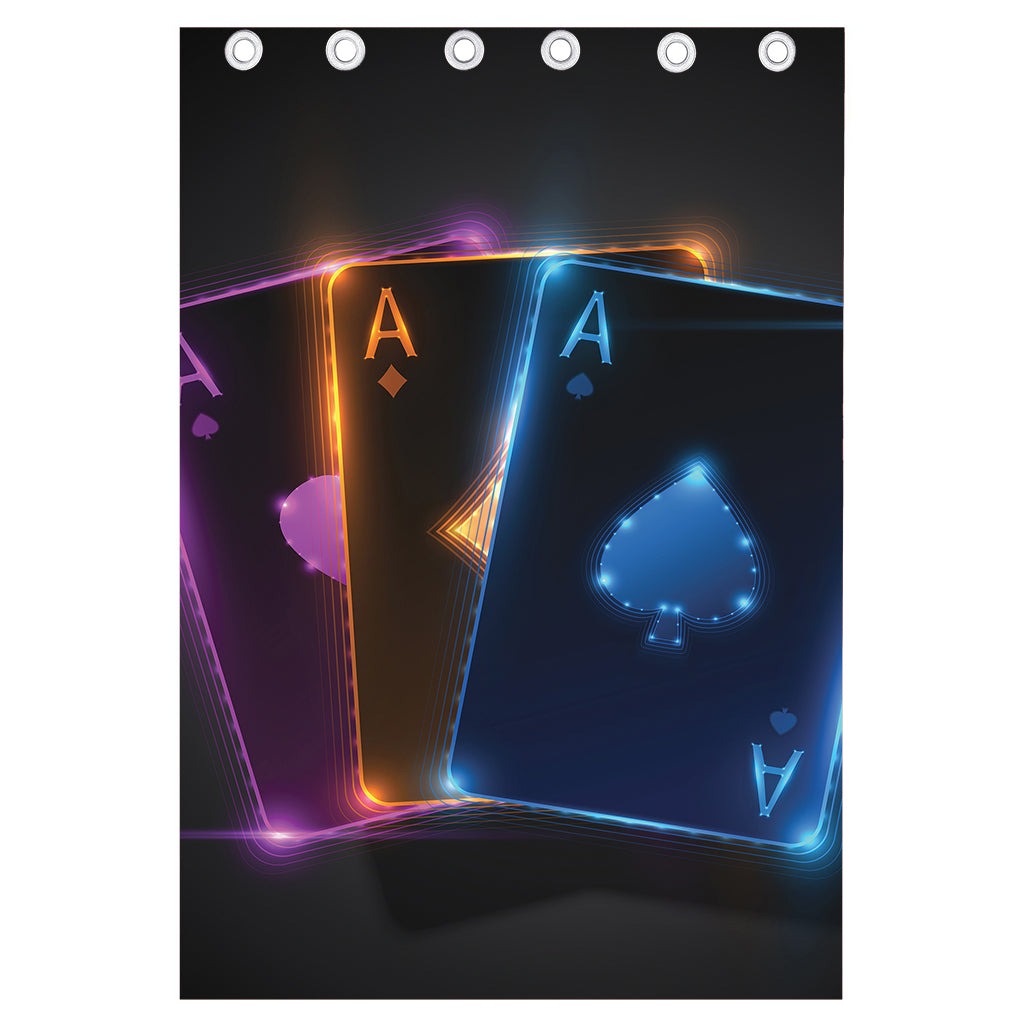 Ace Cards Print Curtain