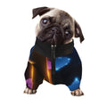 Ace Cards Print Dog Zip Up Jacket