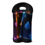 Ace Cards Print Double Neoprene Wine Tote