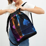 Ace Cards Print Drawstring Backpack