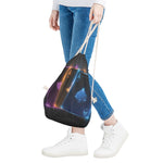 Ace Cards Print Drawstring Bag