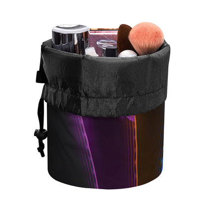 Ace Cards Print Drawstring Makeup Bag