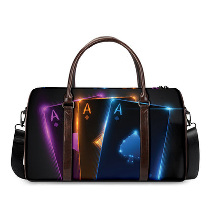 Ace Cards Print Duffle Bag