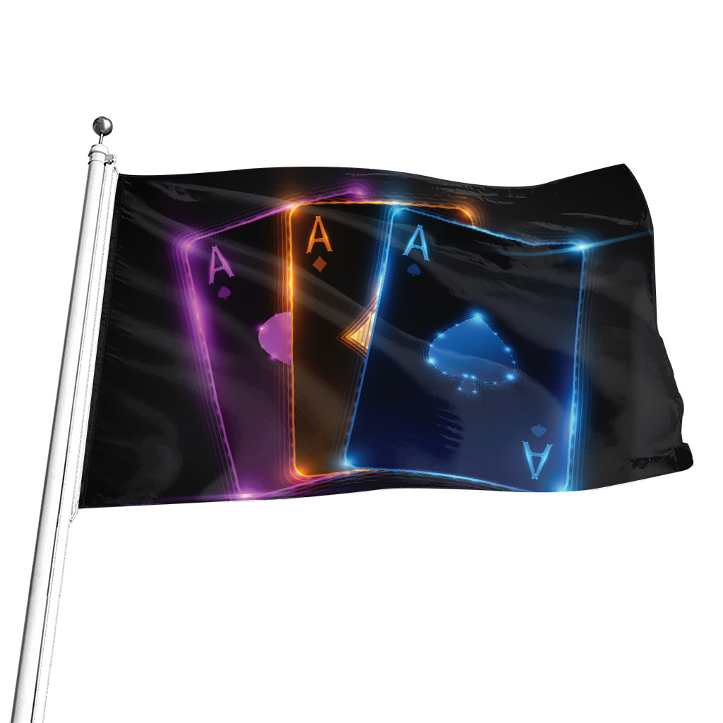 Ace Cards Print Flag