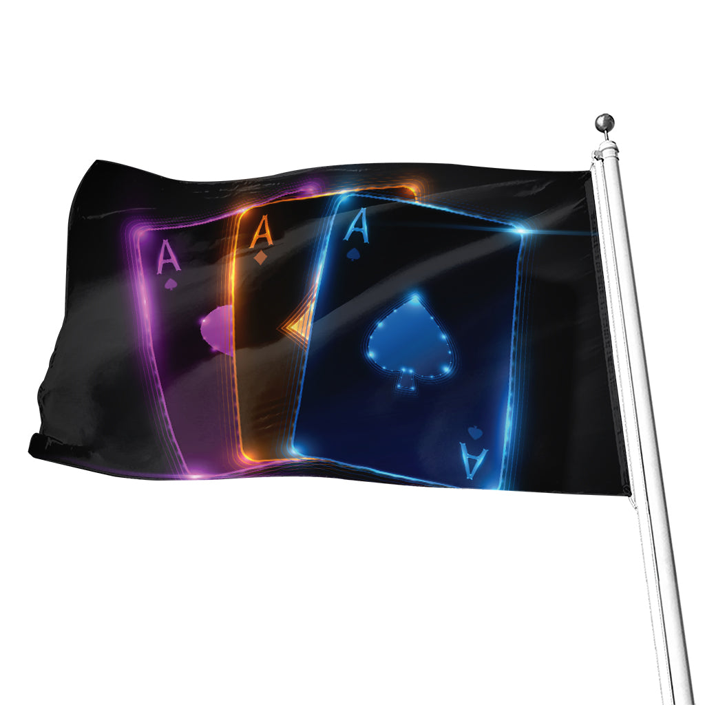 Ace Cards Print Flag