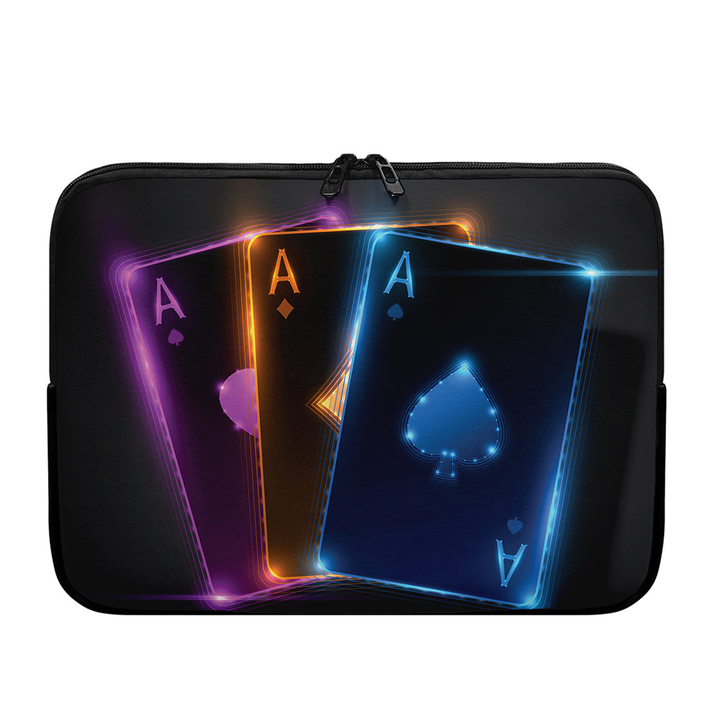 Ace Cards Print Laptop Sleeve
