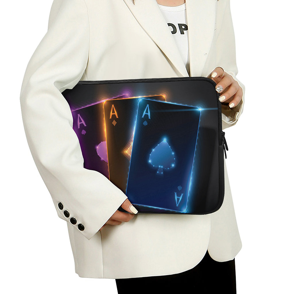 Ace Cards Print Laptop Sleeve