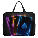 Ace Cards Print Laptop Sleeve With Handle