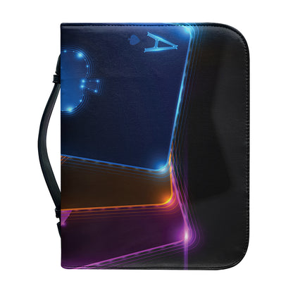 Ace Cards Print Leather Bible Cover