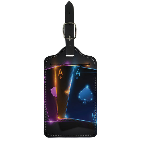 Ace Cards Print Luggage Tag
