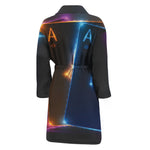 Ace Cards Print Men's Bathrobe