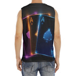 Ace Cards Print Men's Fitness Tank Top