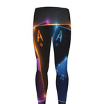 Ace Cards Print Men's leggings