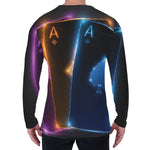 Ace Cards Print Men's Long Sleeve T-Shirt