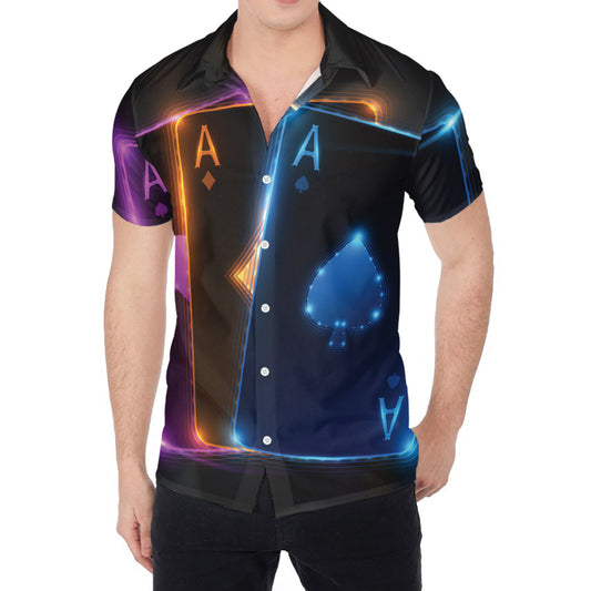 Ace Cards Print Men's Shirt