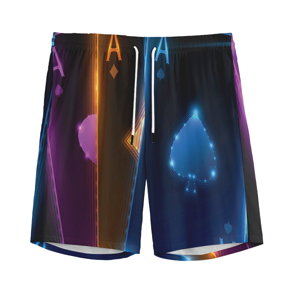 Ace Cards Print Men's Sports Shorts
