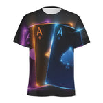 Ace Cards Print Men's Sports T-Shirt