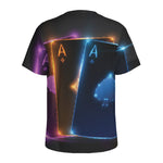 Ace Cards Print Men's Sports T-Shirt