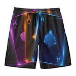 Ace Cards Print Men's Swim Trunks
