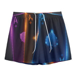 Ace Cards Print Mesh Shorts