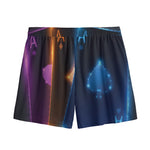 Ace Cards Print Mesh Shorts