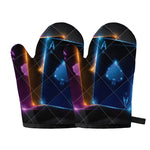 Ace Cards Print Oven Mitts