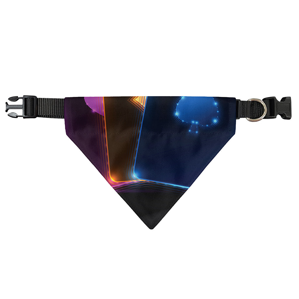 Ace Cards Print Over The Collar Dog Bandana