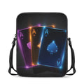 Ace Cards Print Rectangular Crossbody Bag