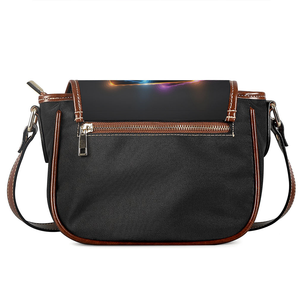 Ace Cards Print Saddle Bag