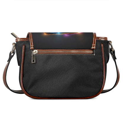 Ace Cards Print Saddle Bag