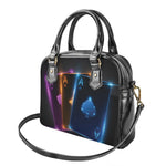 Ace Cards Print Shoulder Handbag