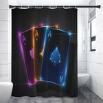 Ace Cards Print Shower Curtain