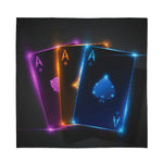 Ace Cards Print Silk Bandana