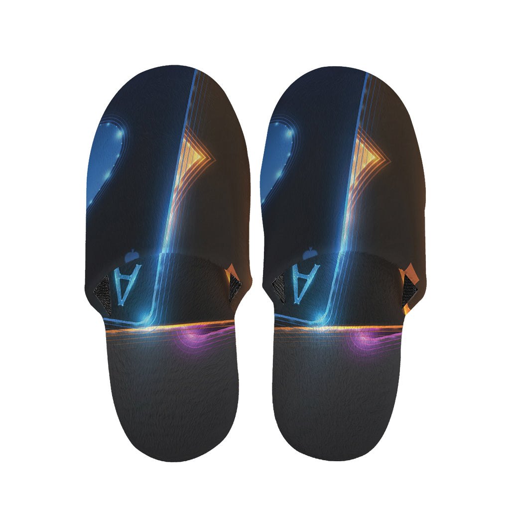 Ace Cards Print Slippers