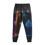 Ace Cards Print Sweatpants