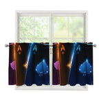 Ace Cards Print Tier Curtains
