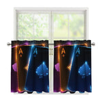 Ace Cards Print Tier Curtains