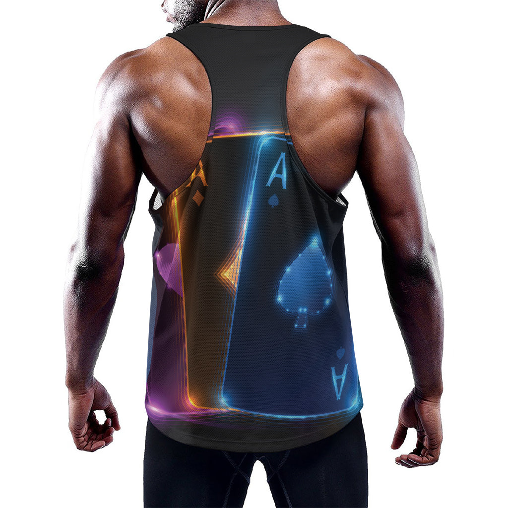 Ace Cards Print Training Tank Top
