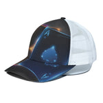 Ace Cards Print White Mesh Trucker Cap