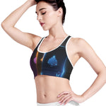 Ace Cards Print Women's Sports Bra