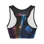 Ace Cards Print Women's Sports Bra