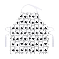 Ace Playing Cards Pattern Print Adjustable Apron