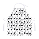 Ace Playing Cards Pattern Print Adjustable Apron
