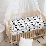 Ace Playing Cards Pattern Print Baby Crib Sheet
