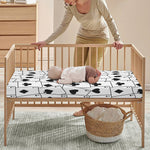 Ace Playing Cards Pattern Print Baby Crib Sheet